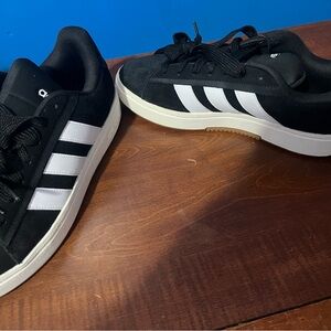 Adidas Black and Yellow Sneakers